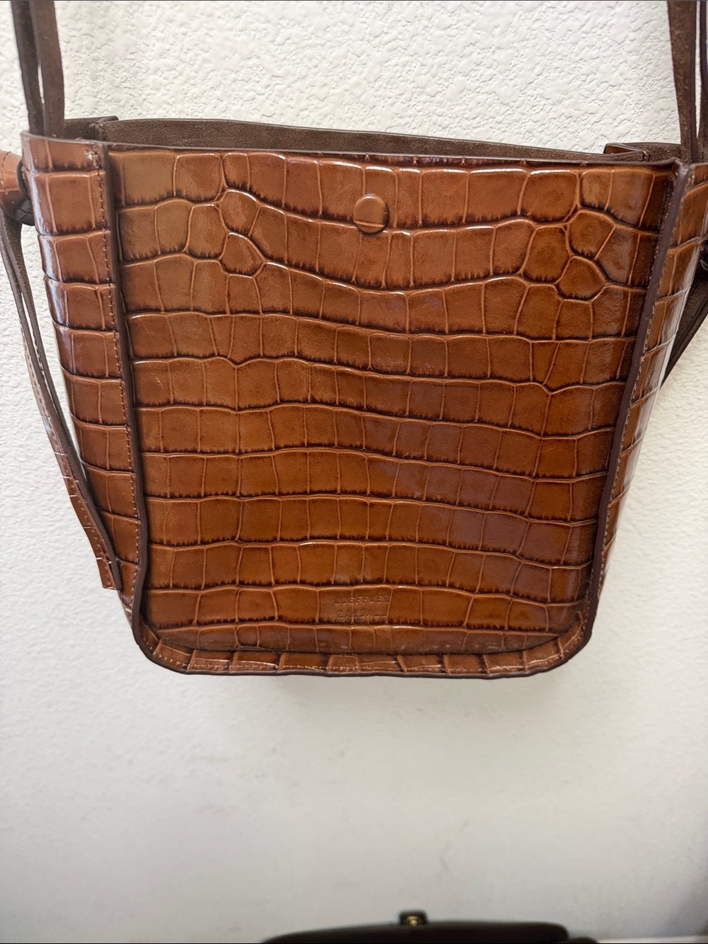 Loeffler Randall Croc-Embossed Shoulder Bag - Women
